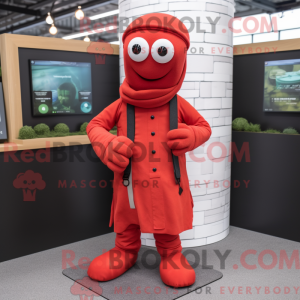 Red Doctor-mascottekostuum...