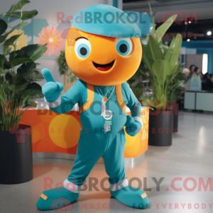 Disfraz de mascota de Teal...