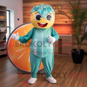 Teal Grapefruit mascot...