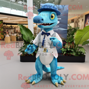 Sky Blue Dimorphodon mascot...