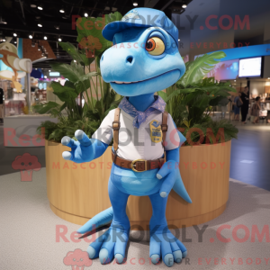 Sky Blue Dimorphodon mascot...