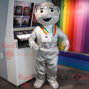 Silver Rainbow mascot...