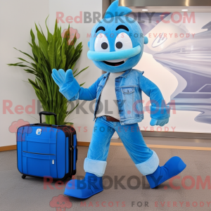 Postava maskota Blue Pair...
