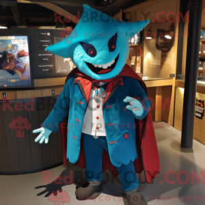 Turkis vampyr maskot...