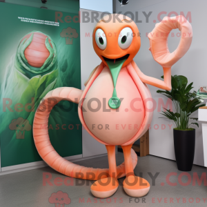 Maskottchenkostüm Peach...