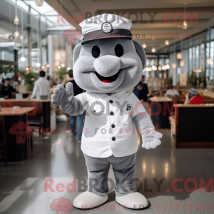 Gray Steak mascot costume...