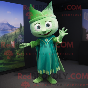 Green Tooth Fairy mascot...