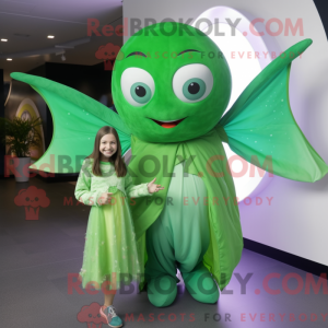 Green Tooth Fairy mascot...