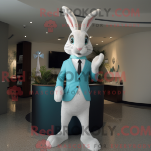 Maskotdraktfigura Cyan Wild...