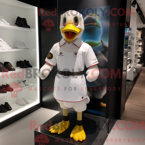 White Duck mascot costume...