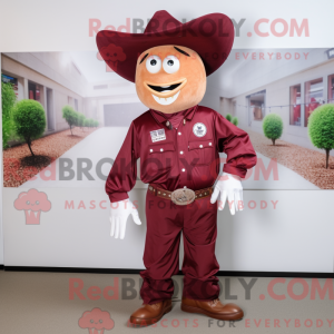 Maroon Cowboy maskot...