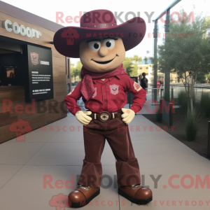Maroon Cowboy mascot...
