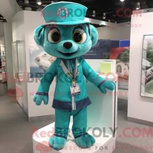 Figura de máscara Teal...
