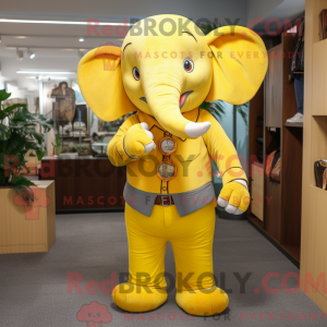 Yellow Elephant mascot...