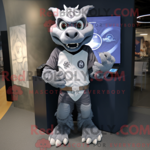 Gray Gargoyle mascot...