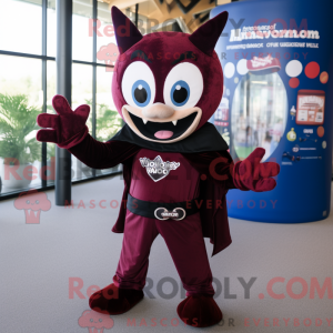 Maroon Vampire maskot...