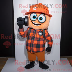 Orange Camera mascot...