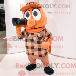 Orange Camera mascot...