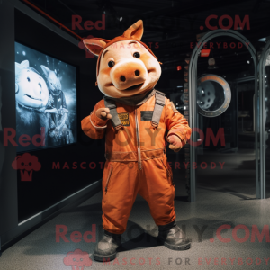 Rust Gris maskot kostume...