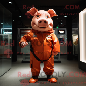 Rust Gris maskot kostume...