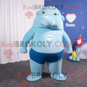 Postava maskota Sky Blue...