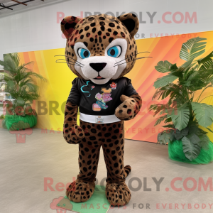 Jaguar maskot kostume...