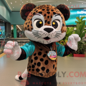 Jaguar maskot kostume...