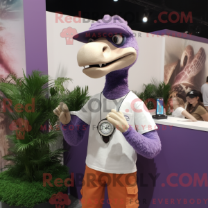 Lavender Deinonychus mascot...