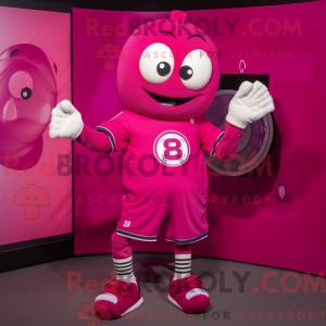 Magenta Soccer Goal...