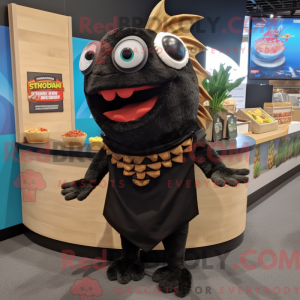 Black Fish Tacos maskot...