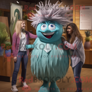 Teal Onion-mascottekostuum...