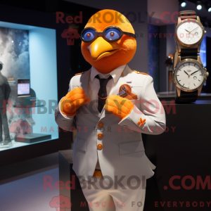 Orange Pigeon mascot...