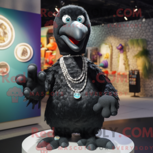 Black Dodo Bird mascot...