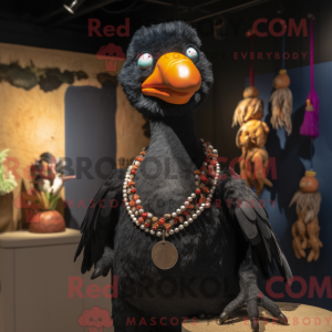 Black Dodo Bird mascot...