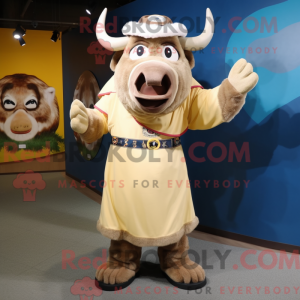 Creme Buffalo maskot...