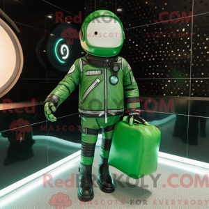 Green Astronaut mascot...