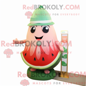 Peach Watermelon mascot...