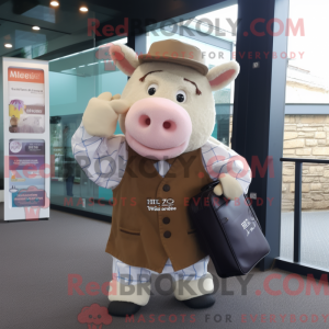 Beige Hereford...