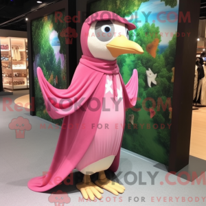 Pink Woodpecker mascot...