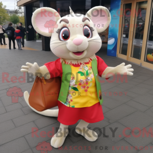 Dormouse mascot costume...