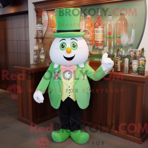 Peach Green Beer mascot...