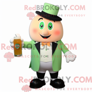 Peach Green Beer mascot...