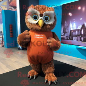 Postava maskota Rust Owl...