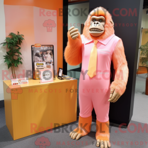 Figura de máscara de gorila...