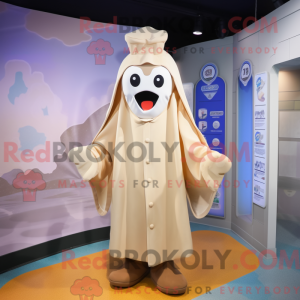 Postava maskota Tan Ghost...