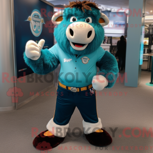 Blågrønn Bison...