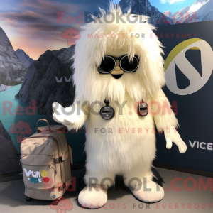 Creme Yeti maskot kostume...