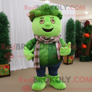Forest Green Cabbage mascot...