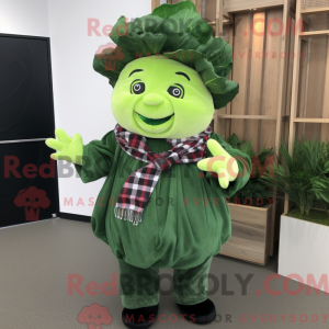 Forest Green Cabbage mascot...