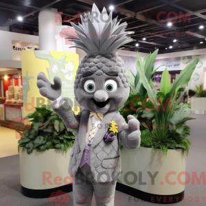 Gray Pineapple mascot...